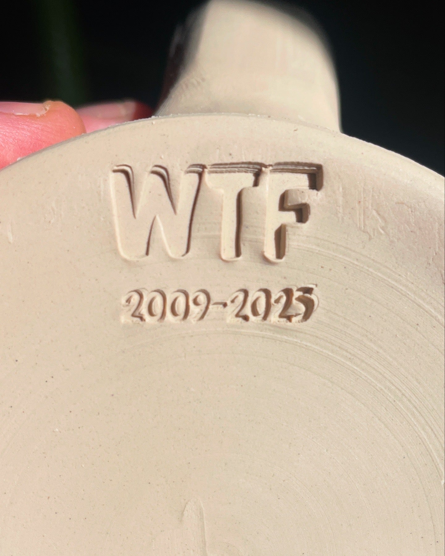 FINAL WTF mug in black