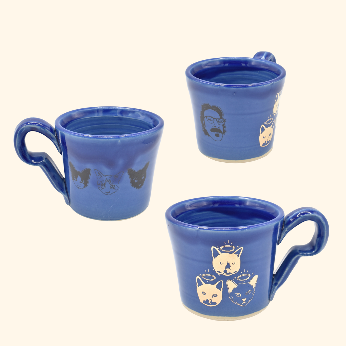 PREORDER WTF mug in cobalt (preview)