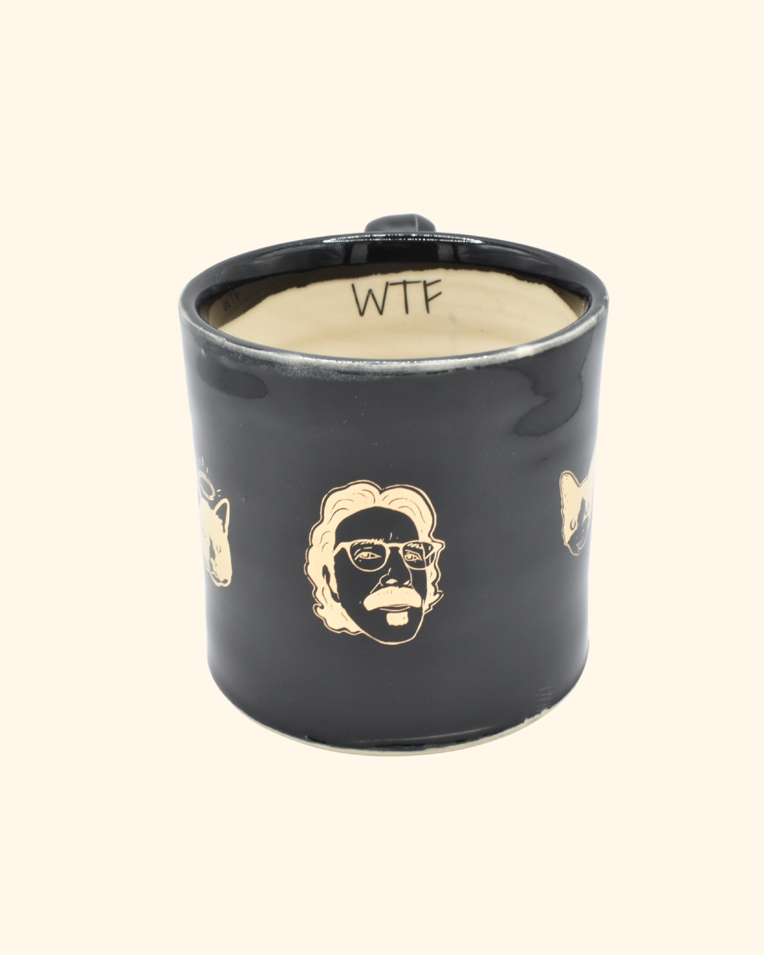 FINAL WTF mug in black